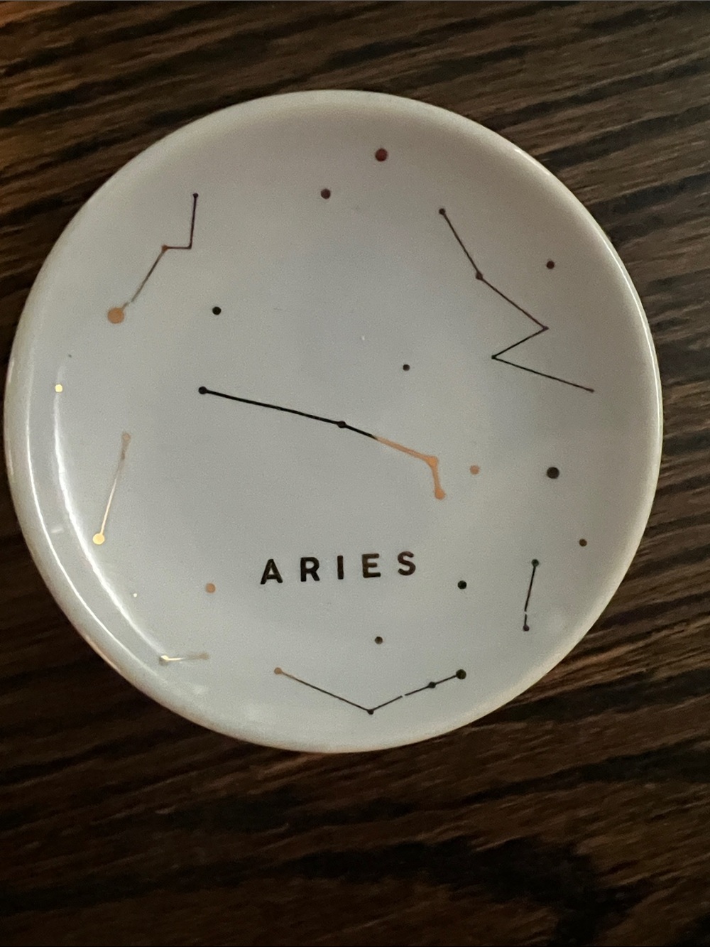 Aries trinket ring dish